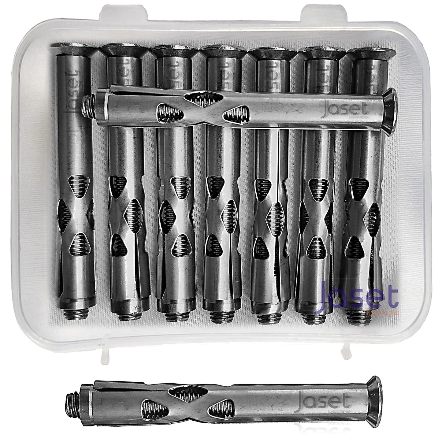 Anchor Fasteners-Expansion Type - 8mm Allen CSK (Counter Sunk) Head Bolt, 90mm Length (8mm x 90mm) - 8 Pieces Pack