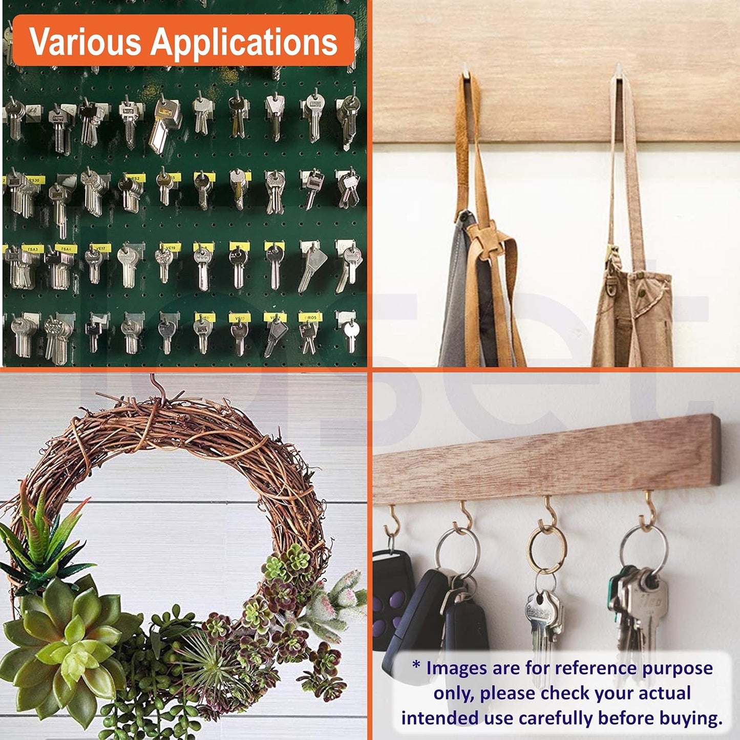 Screw-in Cup Nickel Plated Hooks (Small) - 100Pcs