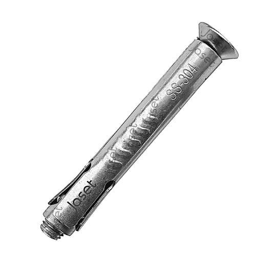 Stainless Steel Anchor Fasteners - 304 Grade Allen CSK (Counter Sunk) Type Head Bolt - 10mm Bolt Diameter, 100mm Length (Pack of 1 Piece)