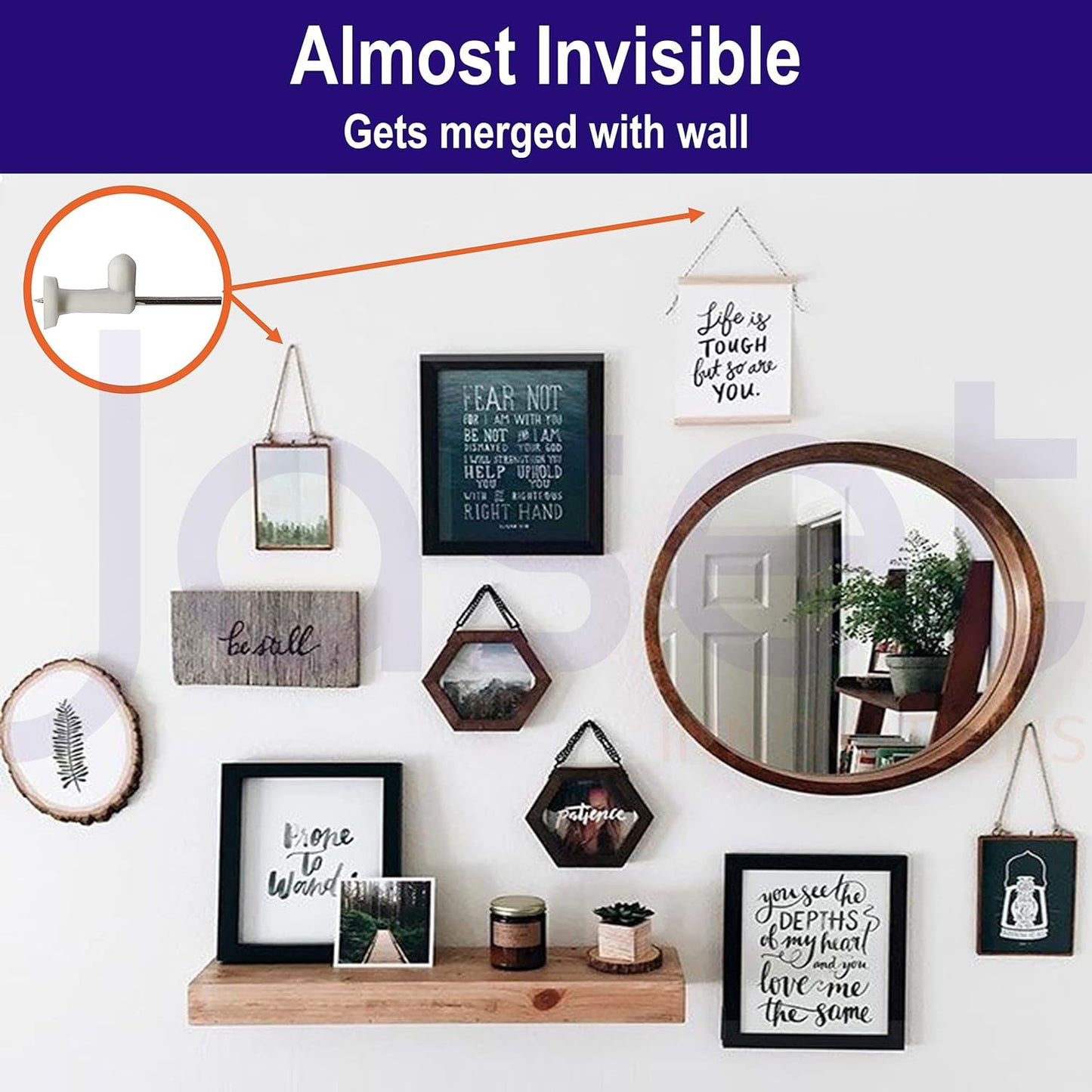 Wall Mounting Nails/Hooks (Regular-Small) - 100pcs